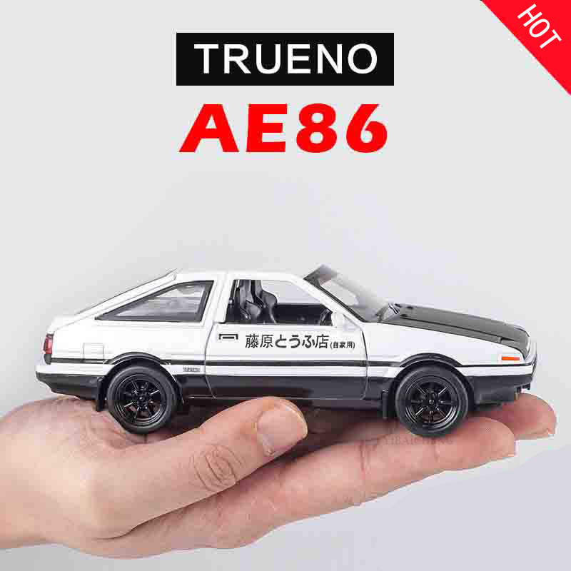 Model Kit Ae86 - Modelo de coche de aleación INITIAL