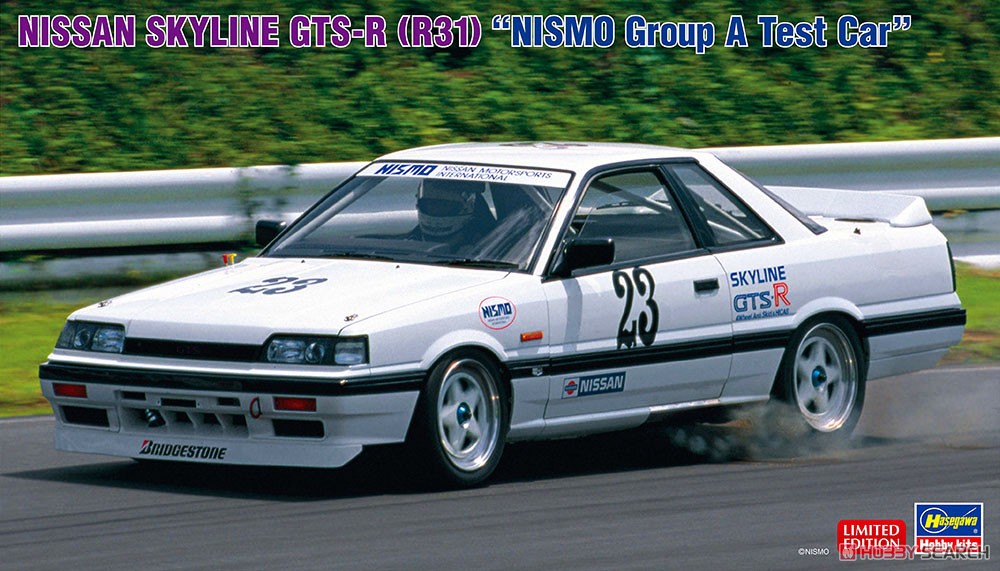 Model Kit Nissan Skyline - Modelo de coche ensamblado estático Hasegawa-20549