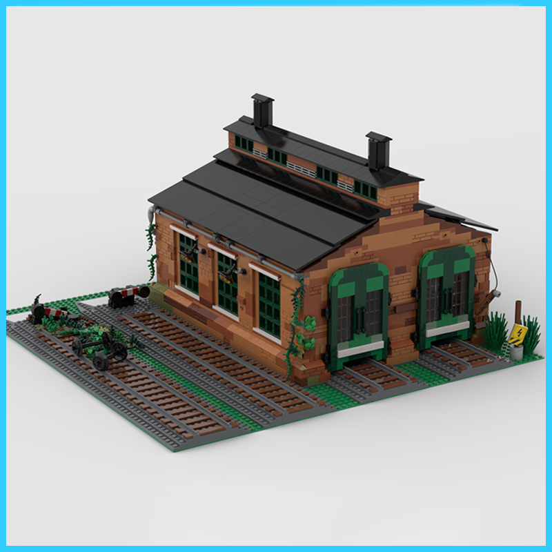 Model Kit Train - MOC Tren de juguete no operativo,