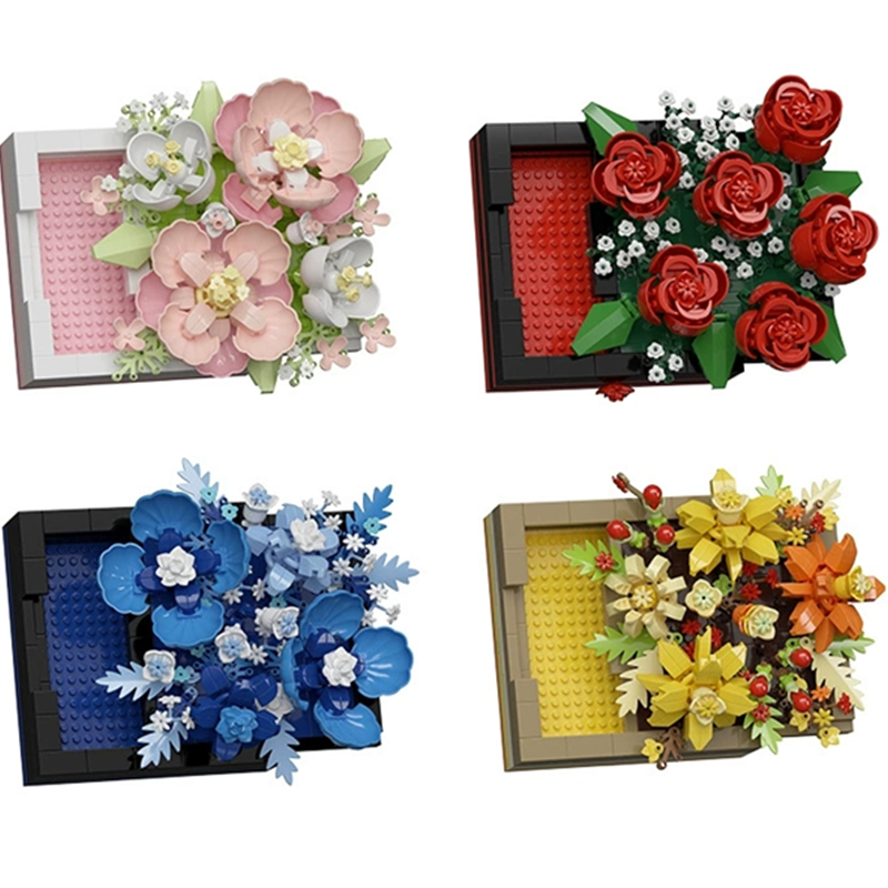 Model Kit Expert - DIY 3D famosa Rosa hibisco flores