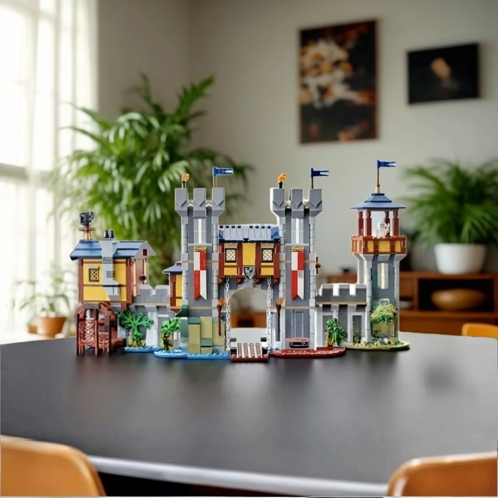 Model Kit Game - Set de Construcción de Castillo Medieval