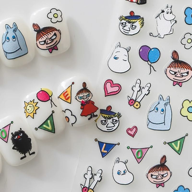 Pegatinas de Uñas Moomin, Alta - Model Kit Game reseña y precio