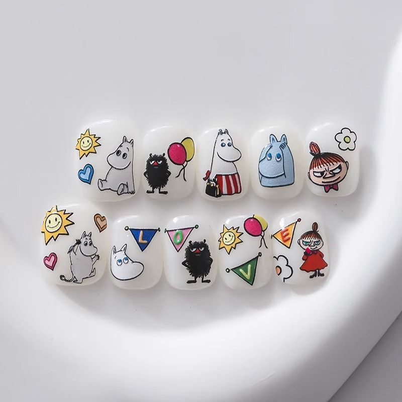 Pegatinas de Uñas Moomin, Alta - Model Kit Game reseña y precio
