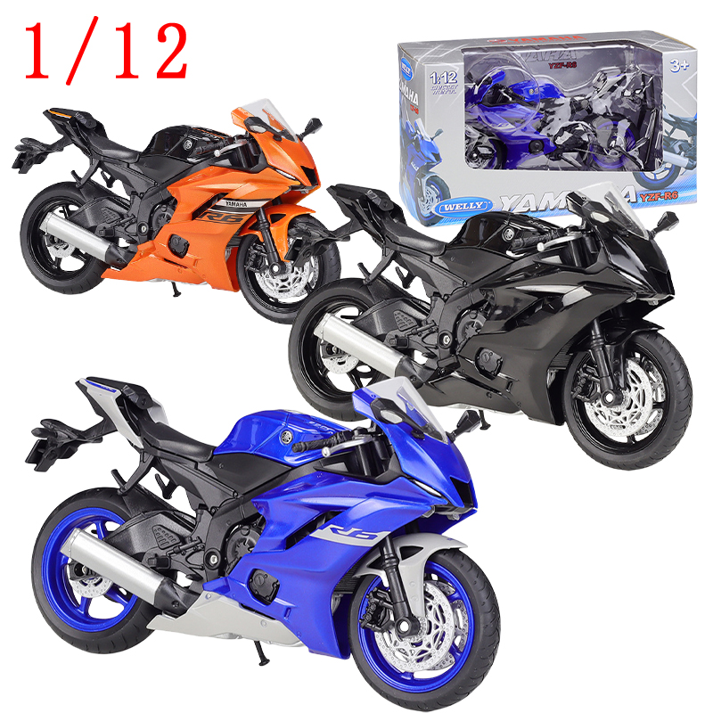 WELLY Diecast 1/12 escala Yama - Model Kit Yamaha reseña y precio