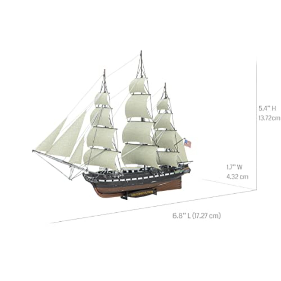 Kit de Modelo Metálico 3D de l - Model Kit Uss Constitution reseña y precio