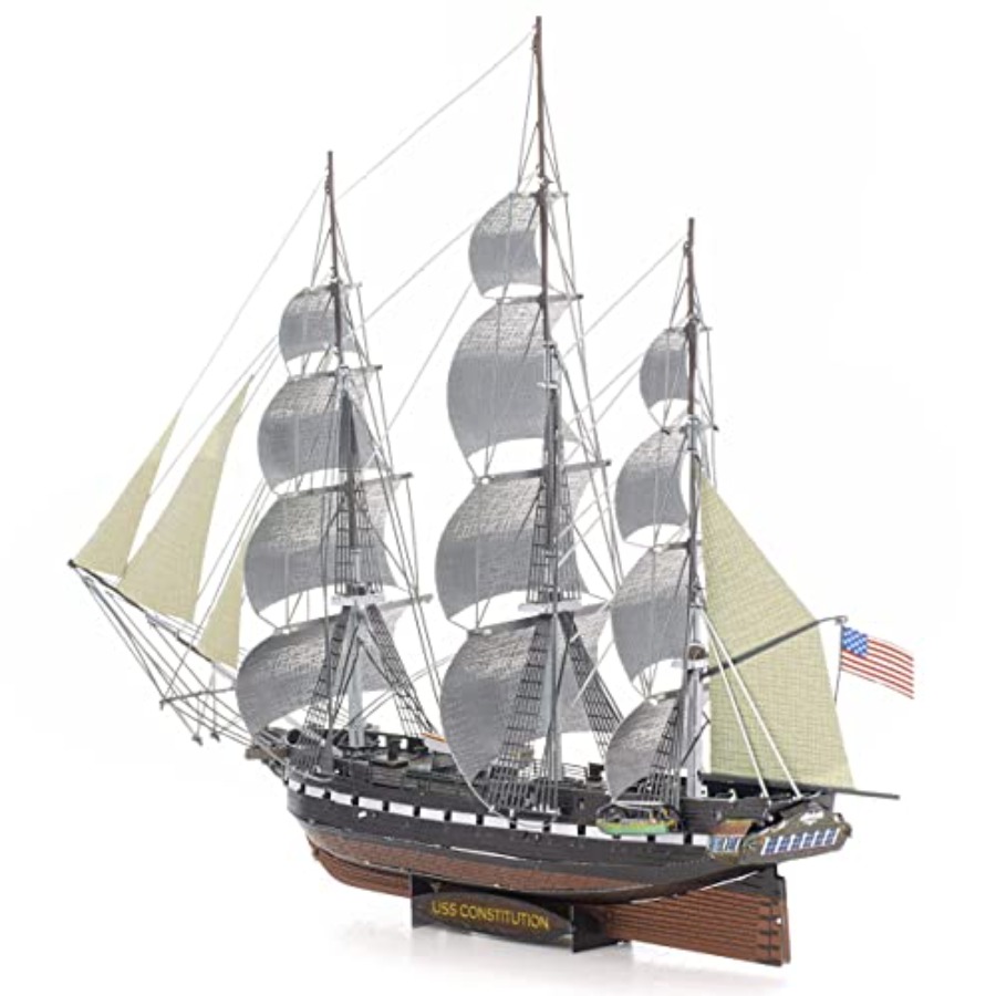 Kit de Modelo Metálico 3D de l - Model Kit Uss Constitution reseña y precio