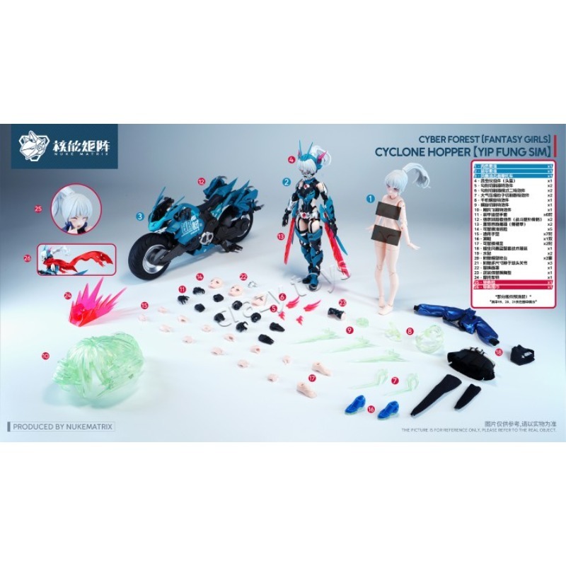 【En stock】NUKE MATRIX Cyber Fo - Model Kit Nuke Matrix reseña y precio