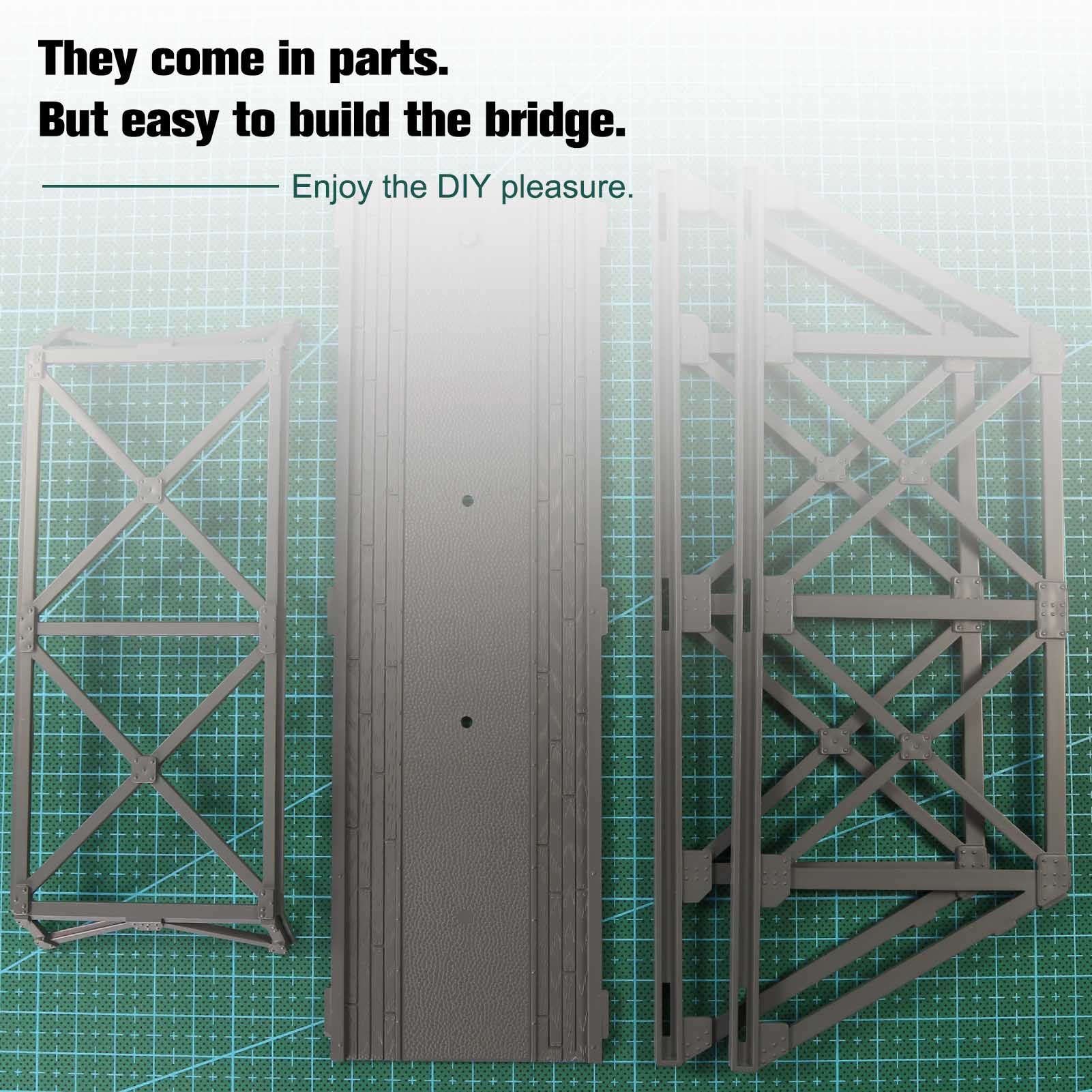 Kit de puente de andén alto a  - Model Kit Train reseña y precio