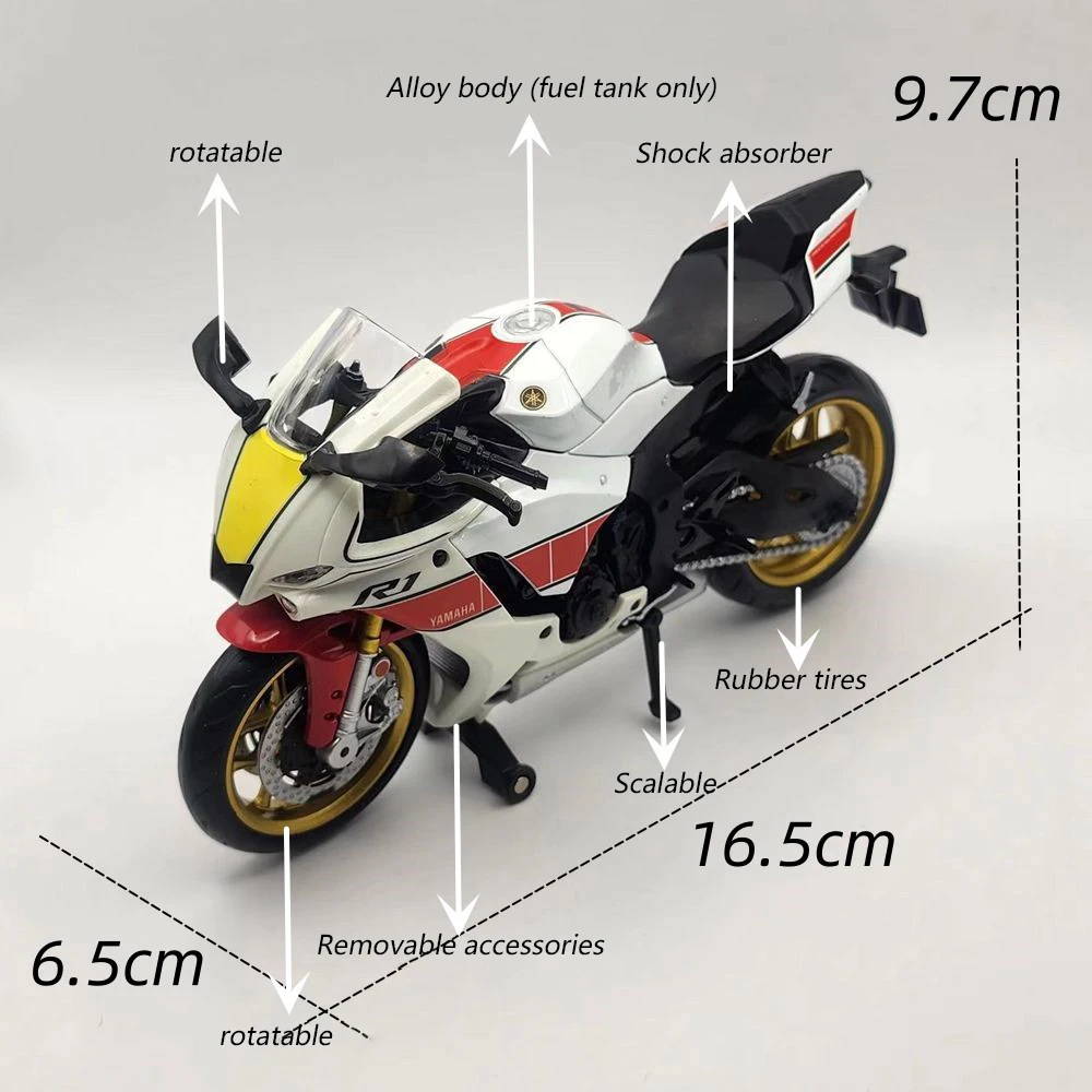 Modelo de motocicleta Yamaha Y - Model Kit Yamaha reseña y precio